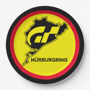 Nurburgring Deutschland Gran Turismo GT Pappteller