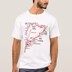 Nürburgring Nordschleife - Deutschland Streckenkar T-Shirt