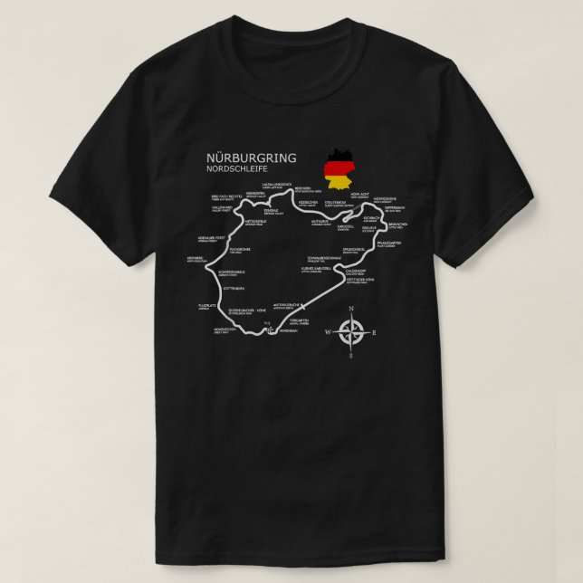 NURBURGRING NORDSCHLEIFE T-Shirt (Design vorne)