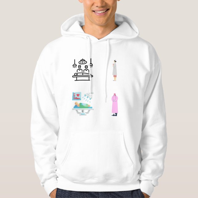 Nurcker Pack für Operationssaal - Operationssaal Hoodie (Vorderseite)