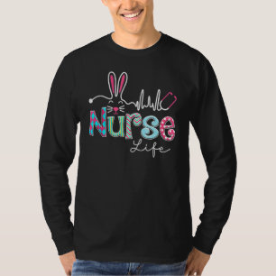Nurlife Stethoscope Pflege Niedlich Osterhase E T-Shirt