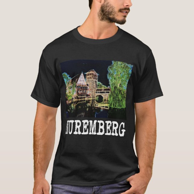 Nürnberg-Andenken-Deutschland-Shirt T-Shirt (Vorderseite)