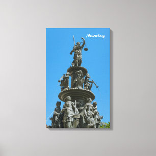Nürnberg auf Leinwand