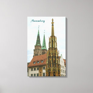 Nürnberg auf Leinwand
