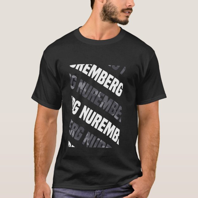 Nürnberg Camouflage Pattern Gray Camouflage T-Shirt (Vorderseite)
