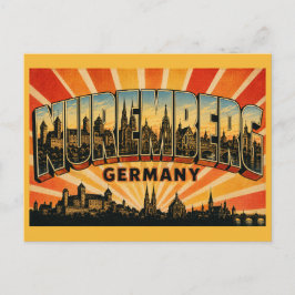 Nürnberg Deutschland Burg Postkarte