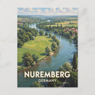 Nürnberg Deutschland Fränkische Natur 🌿 Postkarte