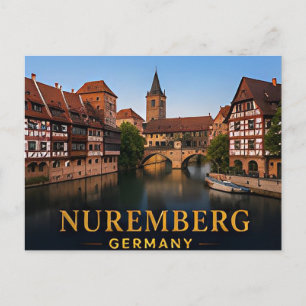 Nürnberg Deutschland Historisches Reiseziel Postkarte