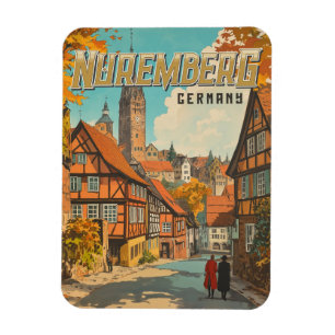 Nürnberg Deutschland - Klassisches Bayern Magnet