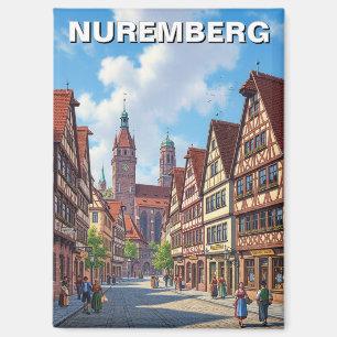 Nürnberg Deutschland Reise Magnet