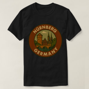 Nürnberg Deutschland Stadt Kunst T-Shirt