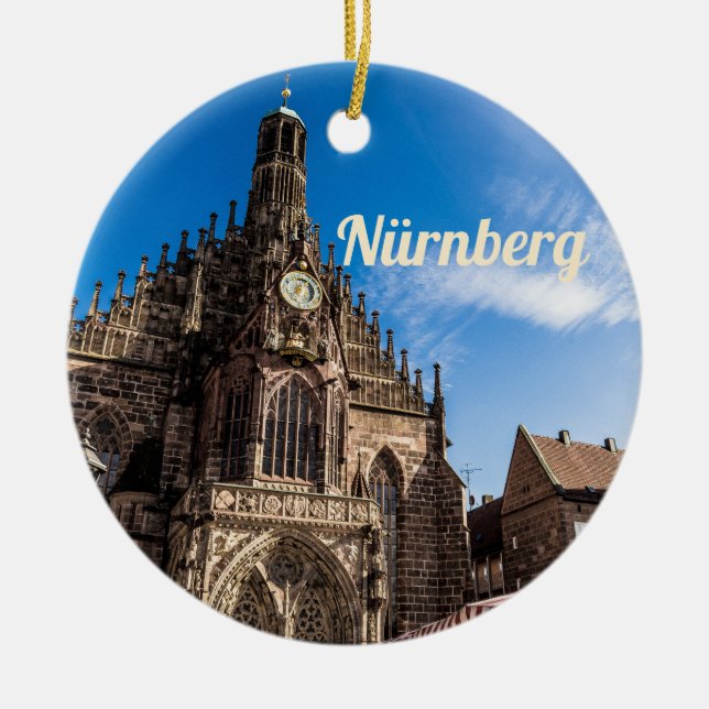 Nürnberg Hauptmarkt Nürnberg Bayern Deutschland Keramik Ornament (Vorne)