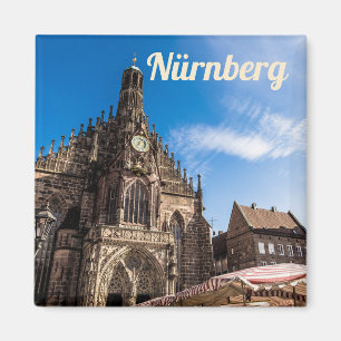 Nürnberg Hauptmarkt Nürnberg Bayern Deutschland Magnet