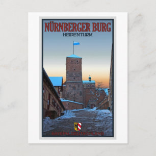 Nürnberg - Heidenturm Winter Postkarte