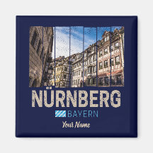 Nürnberg Vintag Bayern Deutschland Souvenir