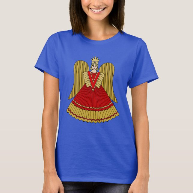 Nürnberg Weihnachtsangel T-Shirt (Vorderseite)