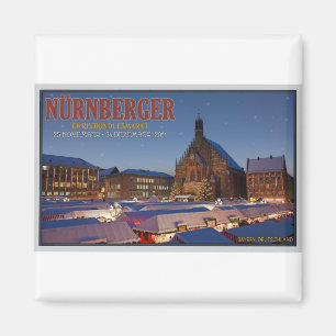 Nürnberg Weihnachtsmarkt Nacht Magnet