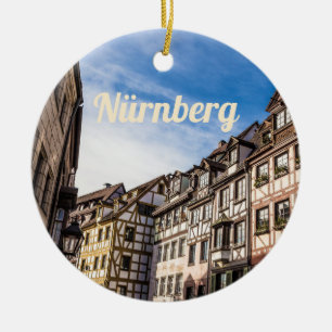 Nürnberg Weissgerbergasse Nürnberg Bayern Deutschl Keramik Ornament