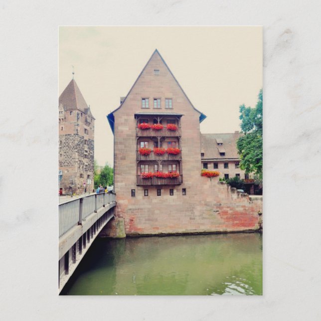 Nürnberger Architektur Postkarte (Vorderseite)