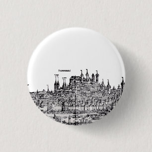 Nürnberger Mittelalterstadt in Deutschland Button