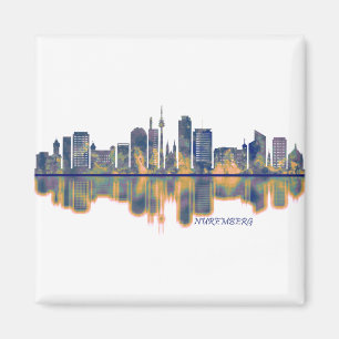 Nürnberger Skyline Magnet