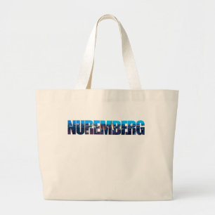 Nürnberger Text bestehend aus der nächtlichen Alts Jumbo Stoffbeutel