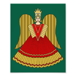 Nürnberger Weihnachtsengel Fotodruck