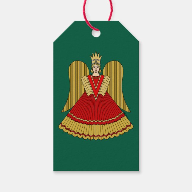 Nürnberger Weihnachtsengel Geschenkanhänger (Vorderseite)