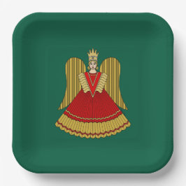 Nürnberger Weihnachtsengel Pappteller