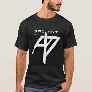 NURONKIT Schwarzer T - Shirt - Futuristischer Rand
