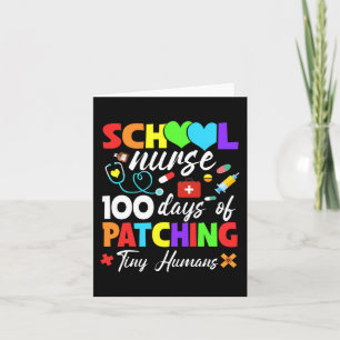 Nurse 100 Tage Patchen winziger Menschen 100 Tage Karte