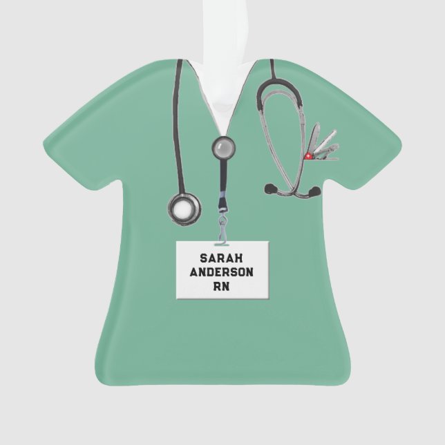 Nurse Abschluss Keepake Ornament (Vorderseite)