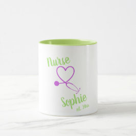 Nurse Abschluss Tasse Geschenk Personalisierten Na