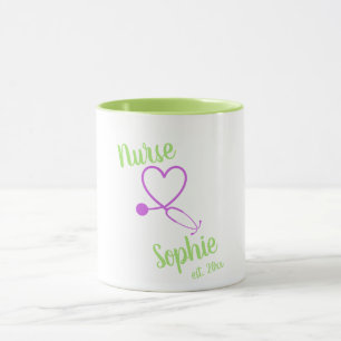 Nurse Abschluss Tasse Geschenk Personalisierten Na