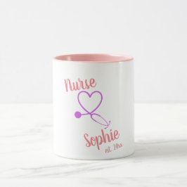 Nurse Abschluss Tasse Geschenk Personalisierten Na