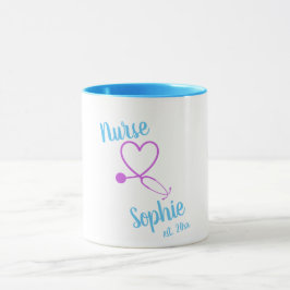 Nurse Abschluss Tasse Geschenk Personalisierten Na