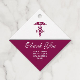 Nurse Abschluss Vielen Dank an Red Caduceus Geschenkanhänger