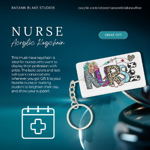 Nurse Acrylic Schlüsselanhänger