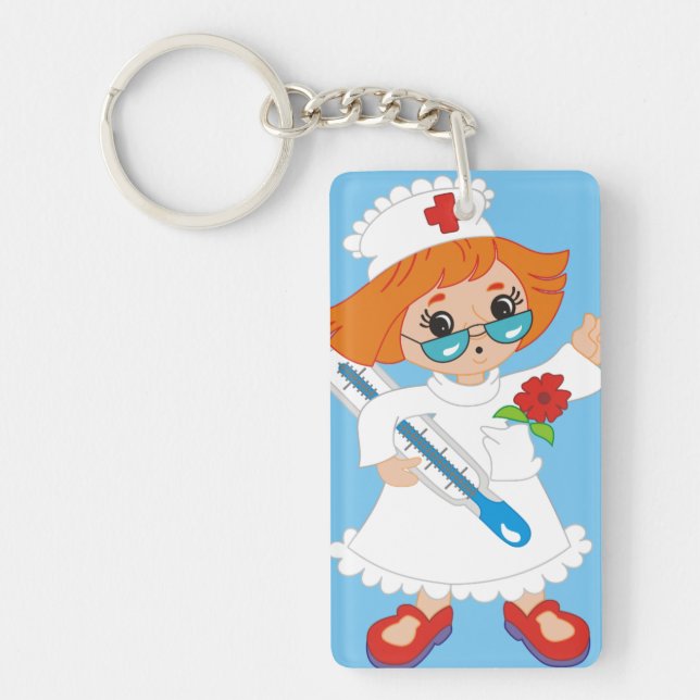 Nurse Acrylic Schlüsselanhänger (Vorderseite)