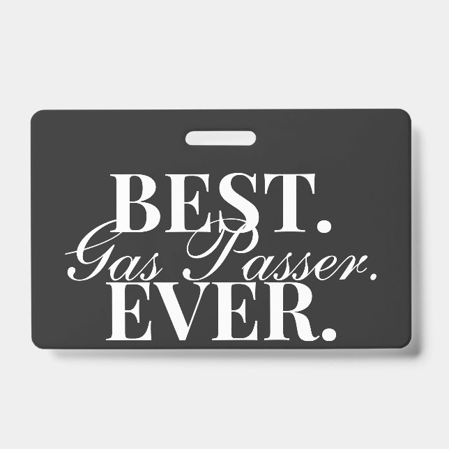 Nurse Anästhesist Bester Gaspasser je Funny Abzeic Ausweis (Vorderseite)