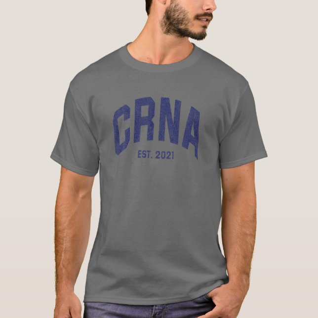 Nurse Anästhesist CRNA Abschluss 2021 T-Shirt (Vorderseite)