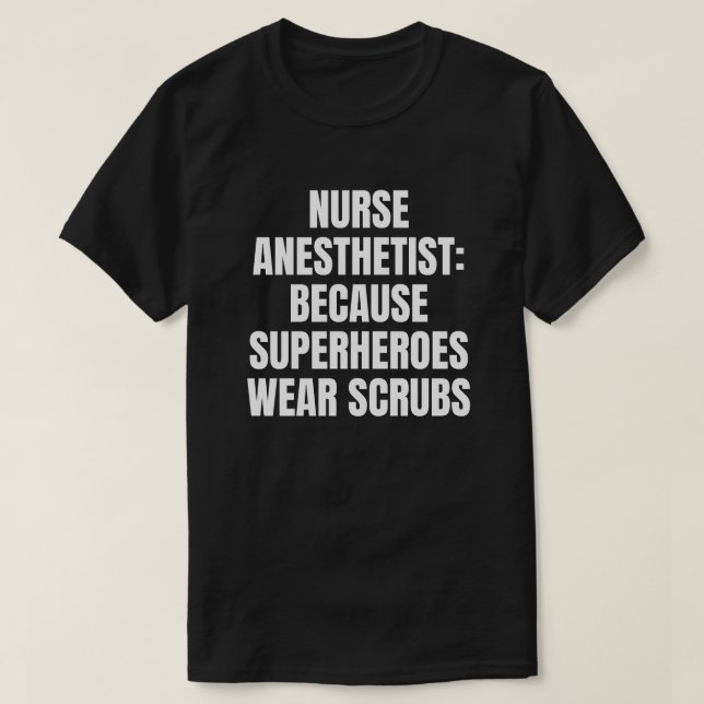 Nurse Anästhesist T-Shirt (Design vorne)