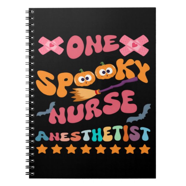 Nurse Anesthetist - One Spooky Nurse Anesthetist - Notizblock (Vorderseite)