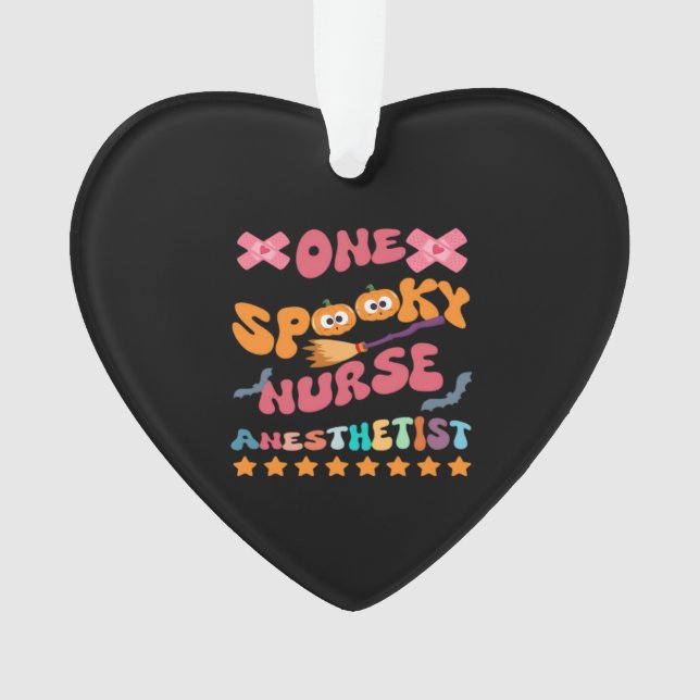 Nurse Anesthetist - One Spooky Nurse Anesthetist - Ornament (Vorderseite)