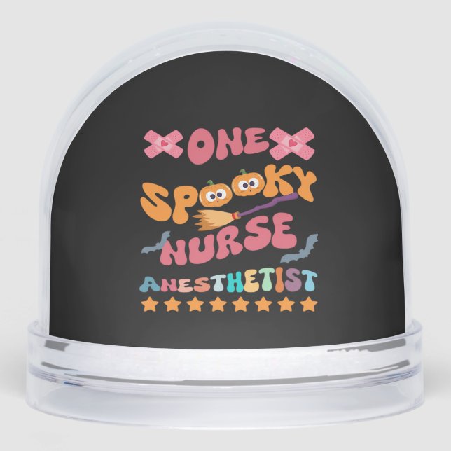 Nurse Anesthetist - One Spooky Nurse Anesthetist - Schneekugeln (Vorderseite)