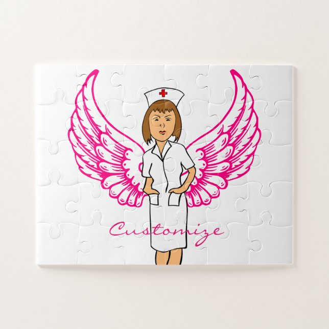 Nurse Angel Wings Thunder_Cove Puzzle (Horizontal)
