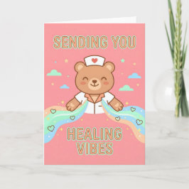 Nurse Appreciation ending You Healing Vibes Cute Karte