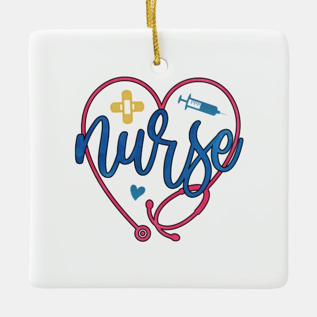 Nurse Art Nurse Keramikornament (Vorderseite)