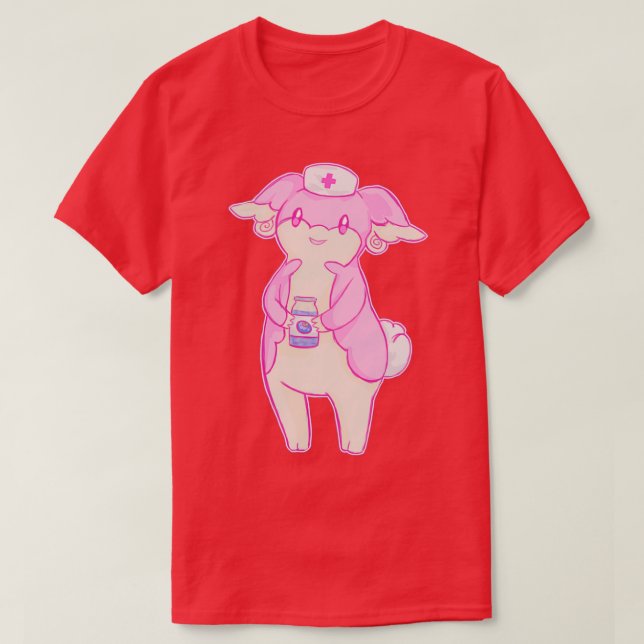 Nurse Audino T-Shirt (Design vorne)