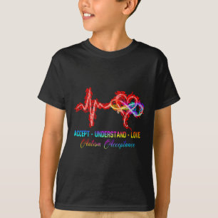 Nurse Autismus akzeptieren Liebe Autismus Awarene T-Shirt